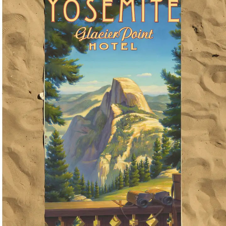 YOSEMITE - GLACIER POINT BEACH TOWEL