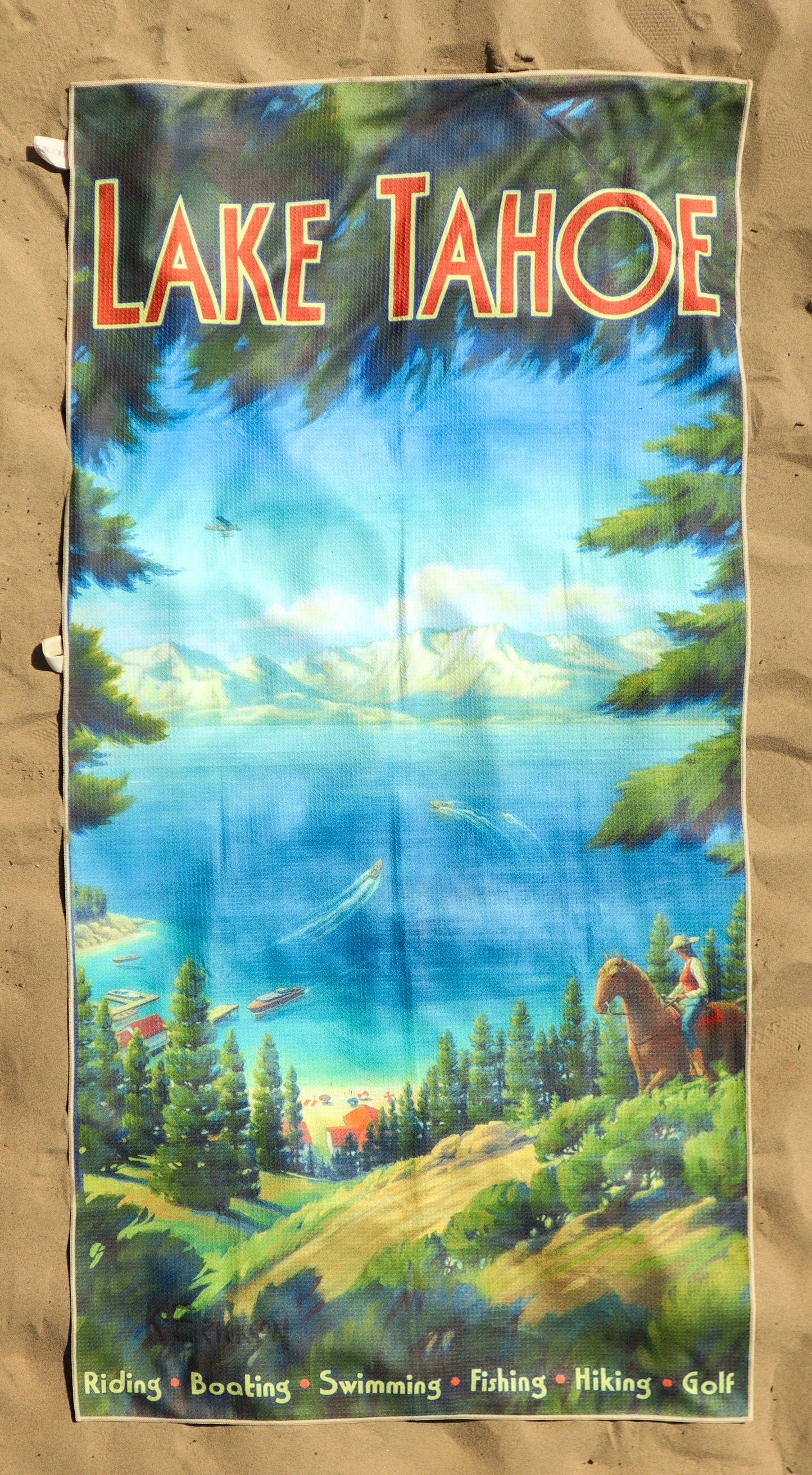 LAKE TAHOE BEACH TOWEL
