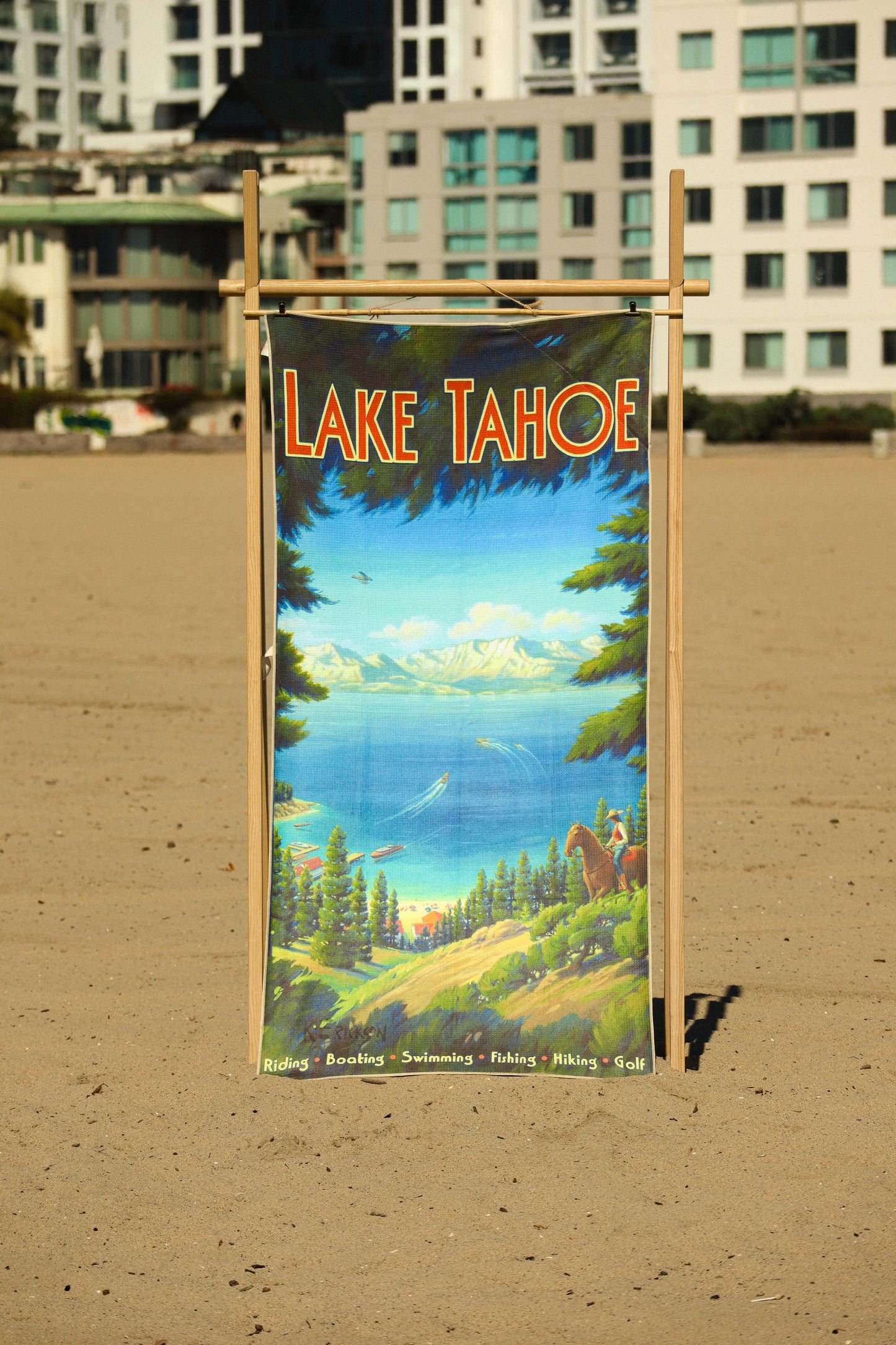 LAKE TAHOE BEACH TOWEL