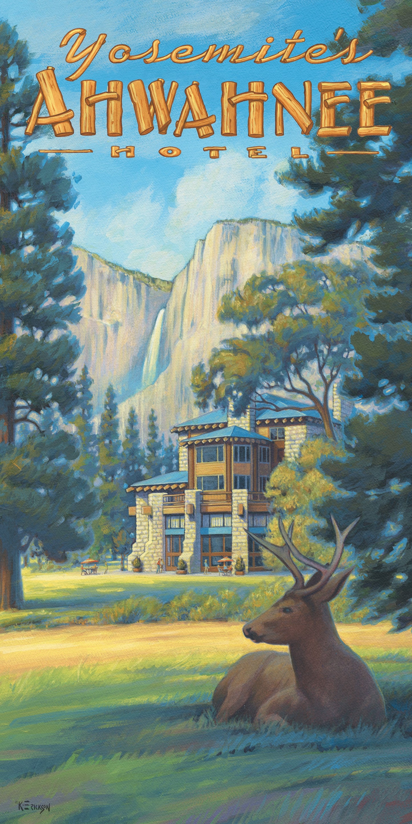 YOSEMITE - AHWAHNEE HOTEL BEACH TOWEL