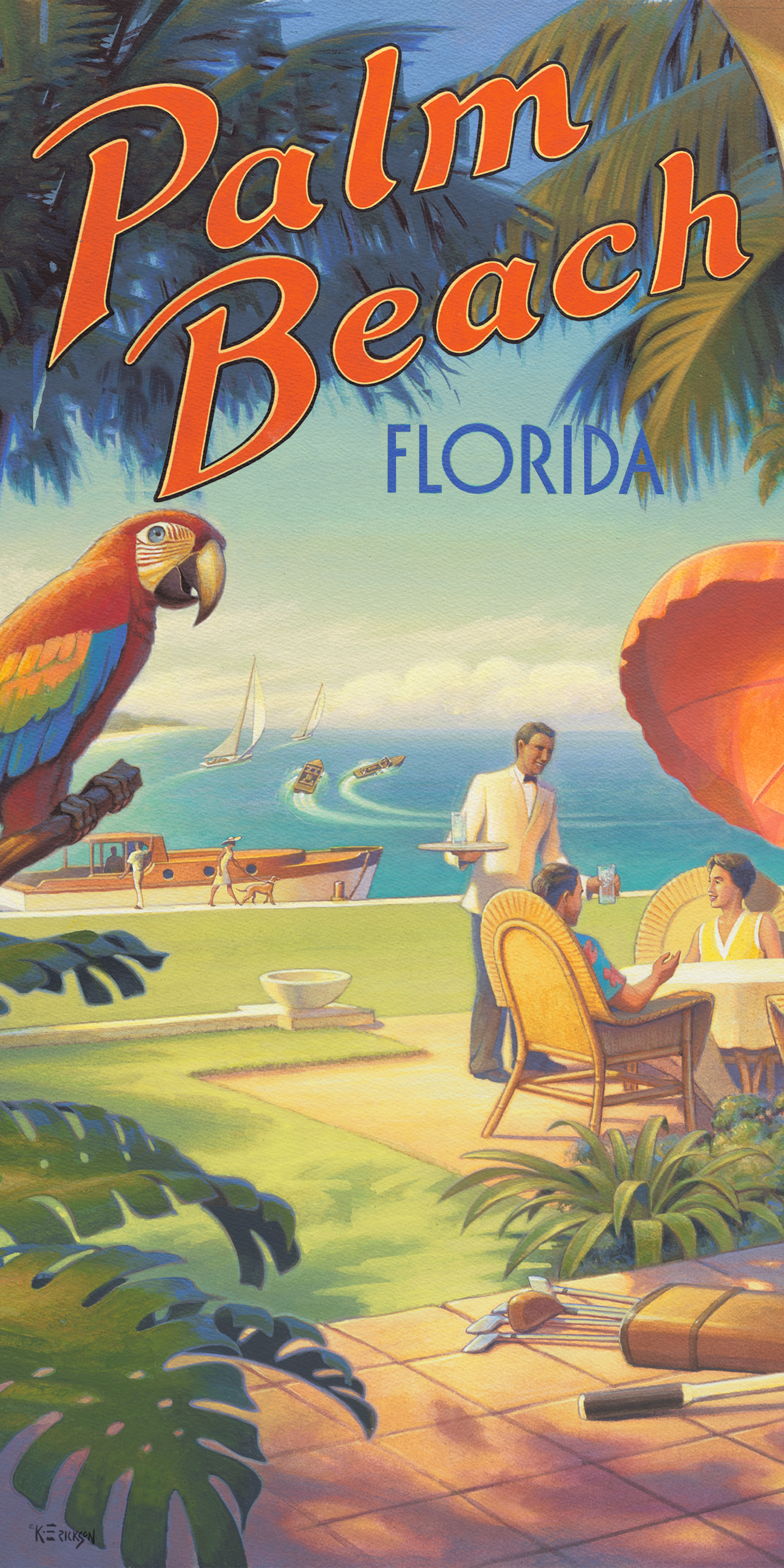 PALM BEACH BEACH TOWEL