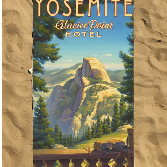 YOSEMITE - GLACIER POINT BEACH TOWEL