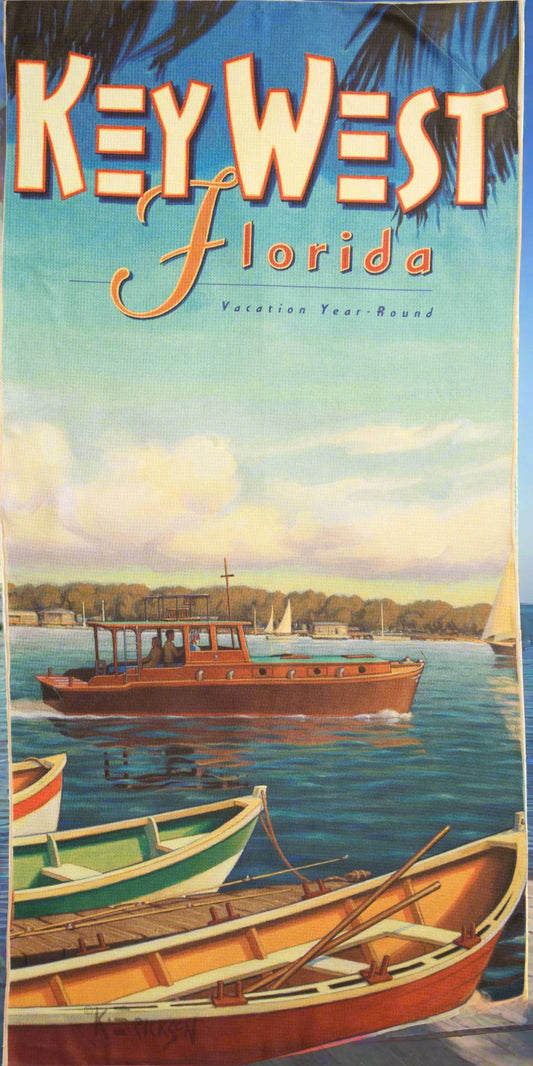 KEY WEST BEACH TOWEL