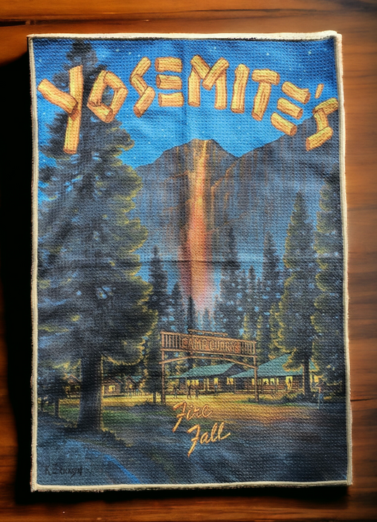 YOSEMITE - FIRE FALL KITCHEN TOWEL