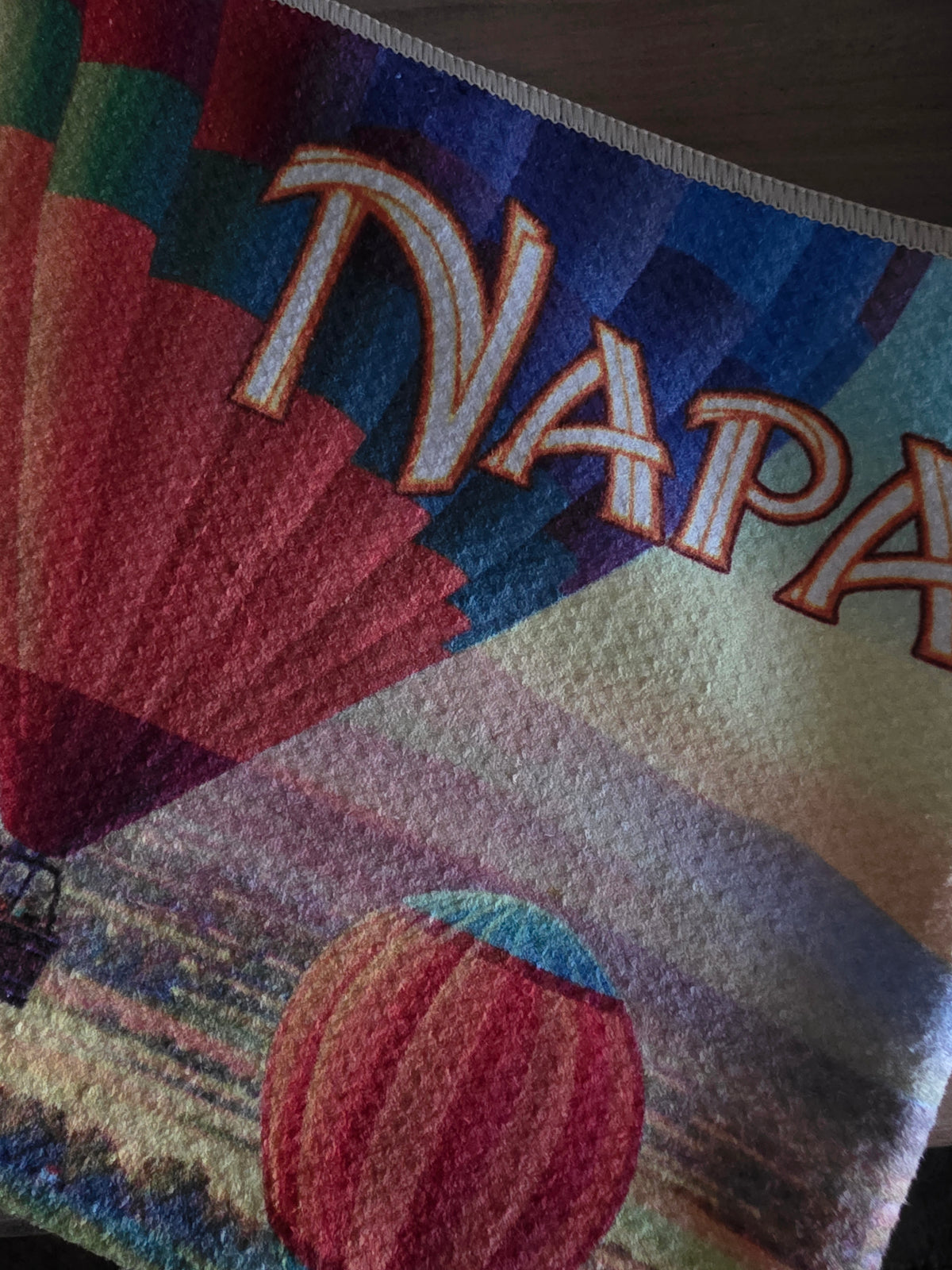 Napa Valley Wine Country Vintage Travel Poster Kitchen Towel